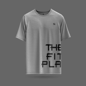 Grey t-shirt - The Fit Play